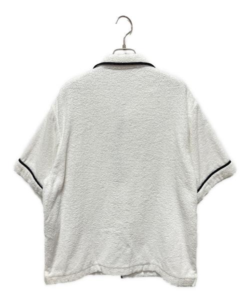 PRADA（プラダ）PRADA (プラダ) Terry Bowling Shirt ホワイト サイズ:Lの古着・服飾アイテム
