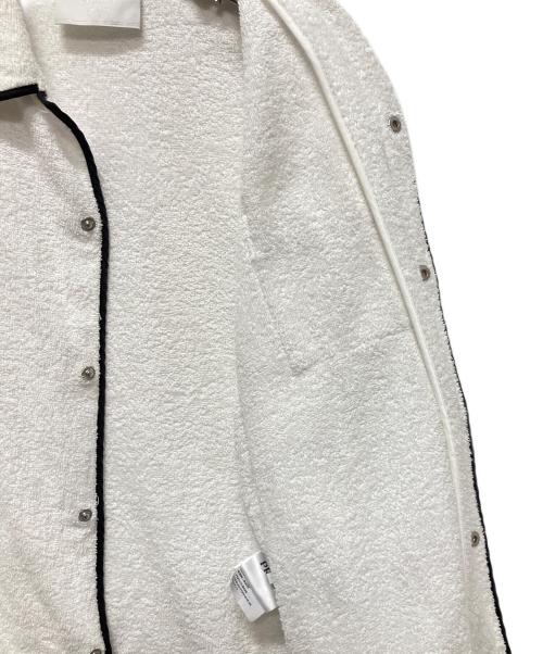 PRADA（プラダ）PRADA (プラダ) Terry Bowling Shirt ホワイト サイズ:Lの古着・服飾アイテム