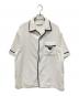 PRADA（プラダ）の古着「Terry Bowling Shirt」｜ホワイト