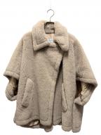 MaxMaraマックスマーラ）の古着「テディベアポンチョ」｜グレージュ