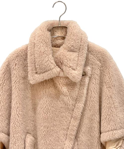 MaxMara（マックスマーラ）MaxMara (マックスマーラ) テディベアポンチョ/UNICA グレージュ サイズ:FREEの古着・服飾アイテム