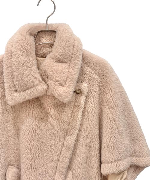 MaxMara（マックスマーラ）MaxMara (マックスマーラ) テディベアポンチョ/UNICA グレージュ サイズ:FREEの古着・服飾アイテム