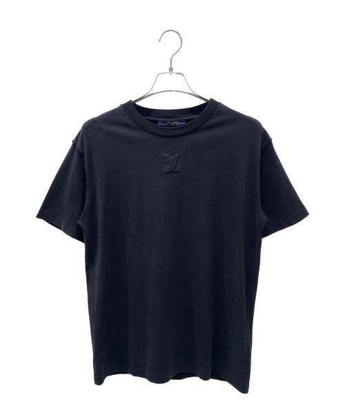 LOUIS VUITTON（ルイ ヴィトン）LOUIS VUITTON (ルイ ヴィトン) 21AW LVエンボス ロゴTシャツ ブラック サイズ:Lの古着・服飾アイテム