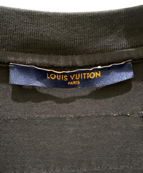 LOUIS VUITTON（ルイ ヴィトン）LOUIS VUITTON (ルイ ヴィトン) 21AW LVエンボス ロゴTシャツ ブラック サイズ:Lの古着・服飾アイテム
