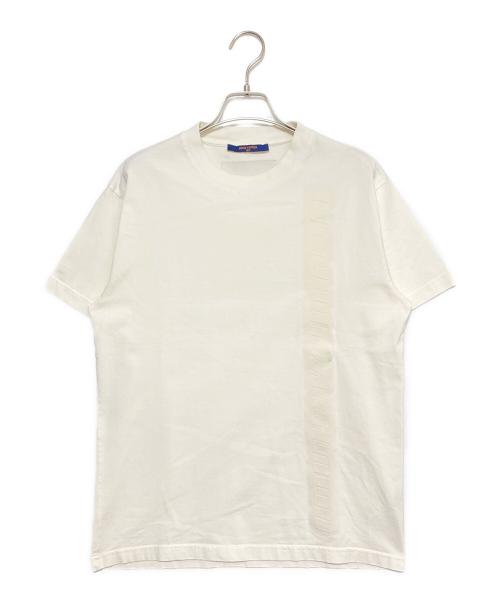 LOUIS VUITTON（ルイ ヴィトン）LOUIS VUITTON (ルイ ヴィトン) ロゴエンボスTシャツ ホワイト サイズ:Sの古着・服飾アイテム
