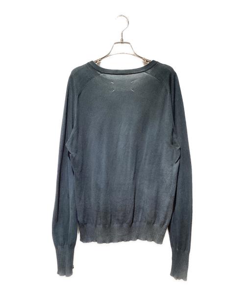 Maison Margiela（メゾンマルジェラ）Maison Margiela (メゾンマルジェラ) 転写ニット ネイビー サイズ:Sの古着・服飾アイテム