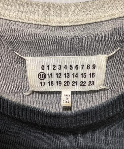 Maison Margiela（メゾンマルジェラ）Maison Margiela (メゾンマルジェラ) 転写ニット ネイビー サイズ:Sの古着・服飾アイテム