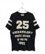 GUCCIグッチ）の古着「フットボールTシャツ/ナンバリング 半袖Tシャツ」｜ブラック