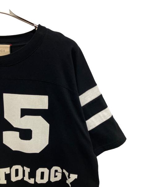 GUCCI（グッチ）GUCCI (グッチ) フットボールTシャツ/ナンバリング 半袖Tシャツ ブラック サイズ:Ｓの古着・服飾アイテム