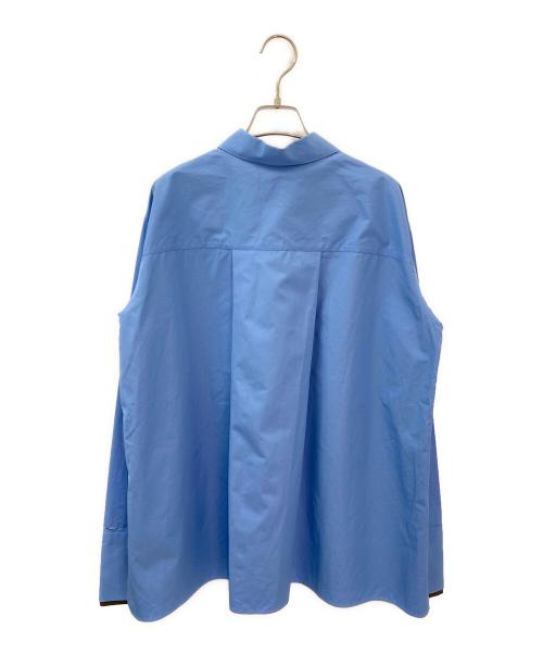 LOEWE（ロエベ）LOEWE (ロエベ) ターンアップシャツ スカイブルー サイズ:36の古着・服飾アイテム