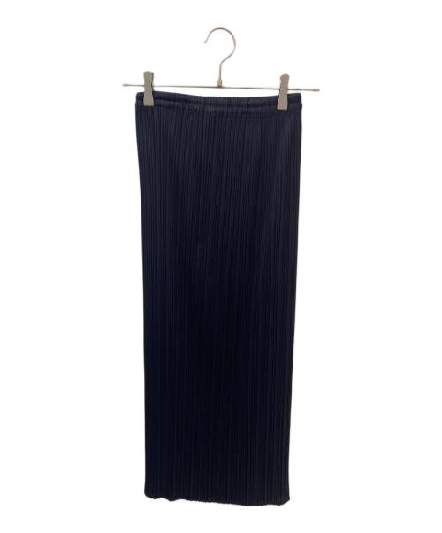 PLEATS PLEASE（プリーツプリーズ）PLEATS PLEASE (プリーツプリーズ) プリーツスカート ネイビー サイズ:２の古着・服飾アイテム