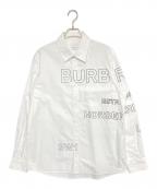 BURBERRYバーバリー）の古着「ホースフェリーロゴシャツ」｜ホワイト