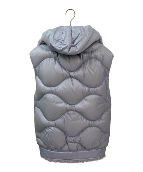 MONCLER（モンクレール）MONCLER (モンクレール) ACHARD/リバーシブルダウンベスト スカイブルー サイズ:00の古着・服飾アイテム