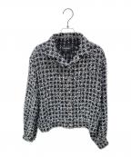 CHANELシャネル）の古着「ココボタンサマーツイードジャケット」｜ブラック