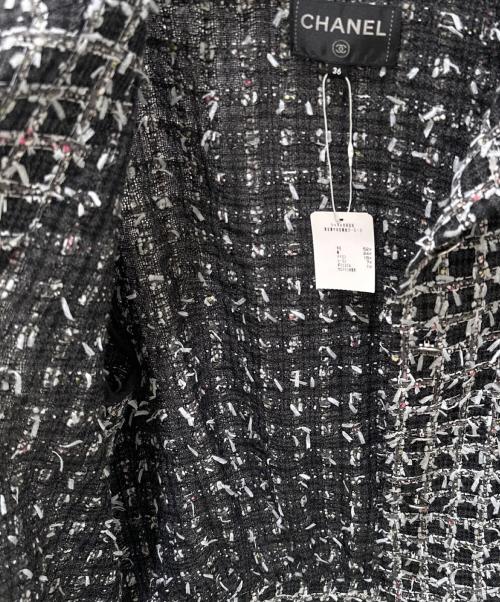 CHANEL（シャネル）CHANEL (シャネル) ココボタンサマーツイードジャケット ブラック サイズ:36の古着・服飾アイテム