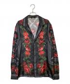 DOLCE & GABBANAドルチェ＆ガッバーナ）の古着「シルクシャツ」｜ブラック