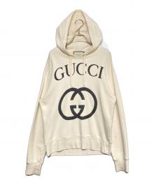 GUCCI（グッチ）の古着「インターロッキングロゴパーカー」｜ベージュ