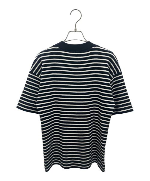 CELINE（セリーヌ）CELINE (セリーヌ) ボーダーカットソー ネイビー×ホワイト サイズ:Ｓの古着・服飾アイテム