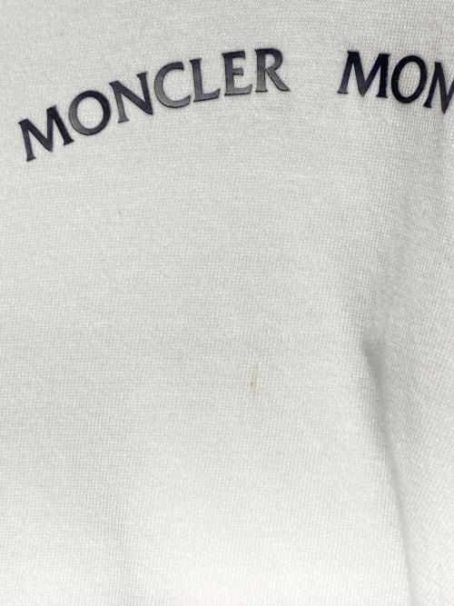 MONCLER（モンクレール）MONCLER (モンクレール) ロゴL/STシャツ ホワイト サイズ:Mの古着・服飾アイテム