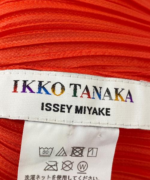 PLEATS PLEASE（プリーツプリーズ）PLEATS PLEASE (プリーツプリーズ) IKKO TANAKA (イッコウタナカ) プリーツワンピース オレンジ サイズ:3の古着・服飾アイテム