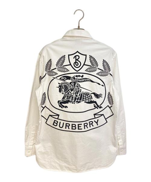 BURBERRY（バーバリー）BURBERRY (バーバリー) ホースマークシャツ ホワイト サイズ:XSの古着・服飾アイテム