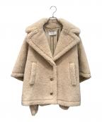 MaxMaraマックスマーラ）の古着「テディベアポンチョ」｜ベージュ