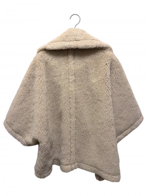MaxMara（マックスマーラ）MaxMara (マックスマーラ) テディベアポンチョ ベージュ サイズ:MLの古着・服飾アイテム