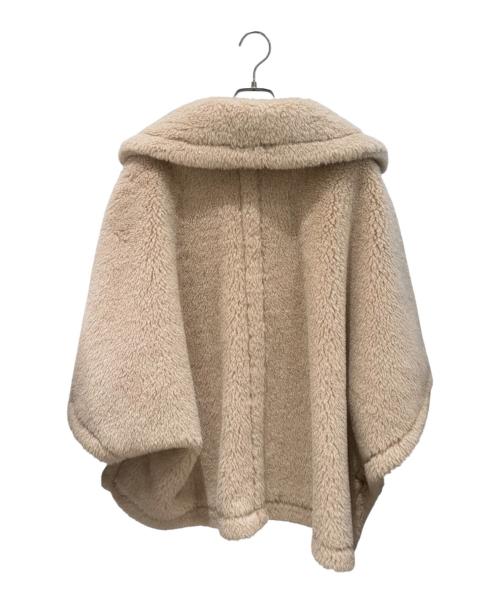 MaxMara（マックスマーラ）MaxMara (マックスマーラ) テディベアポンチョ ベージュ サイズ:MLの古着・服飾アイテム
