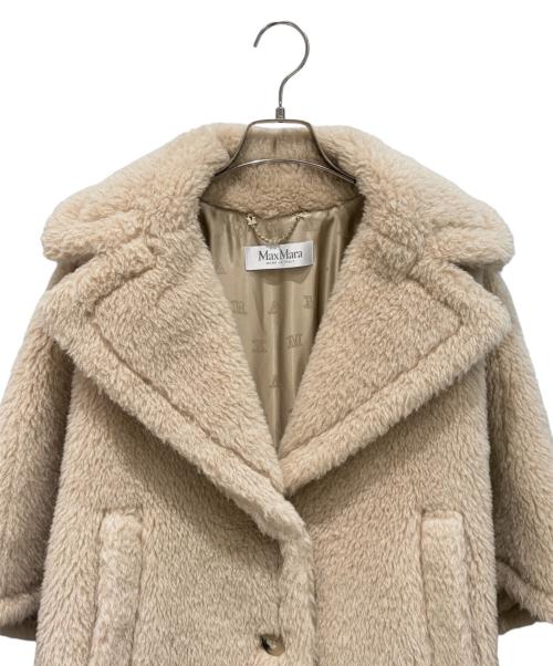 MaxMara（マックスマーラ）MaxMara (マックスマーラ) テディベアポンチョ ベージュ サイズ:MLの古着・服飾アイテム