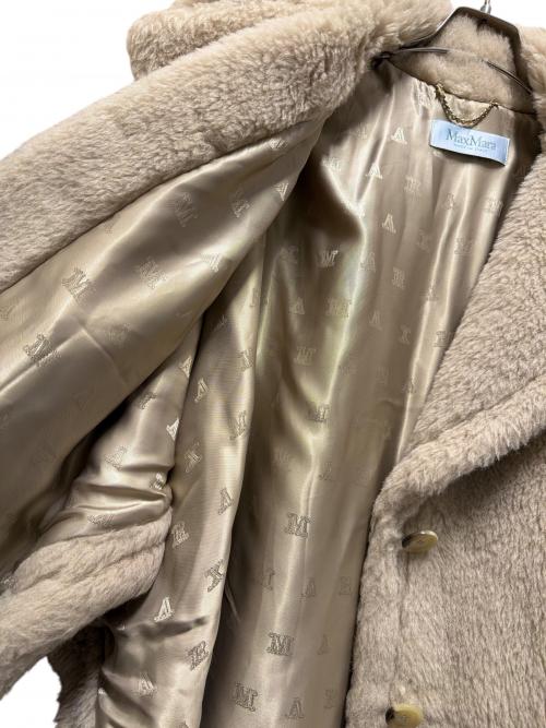 MaxMara（マックスマーラ）MaxMara (マックスマーラ) テディベアポンチョ ベージュ サイズ:MLの古着・服飾アイテム
