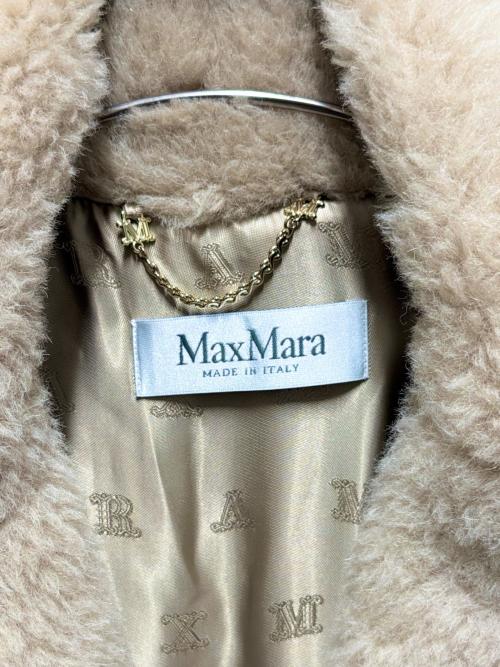 MaxMara（マックスマーラ）MaxMara (マックスマーラ) テディベアポンチョ ベージュ サイズ:MLの古着・服飾アイテム