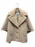 MaxMara（マックスマーラ）の古着「テディベアポンチョ」｜ベージュ