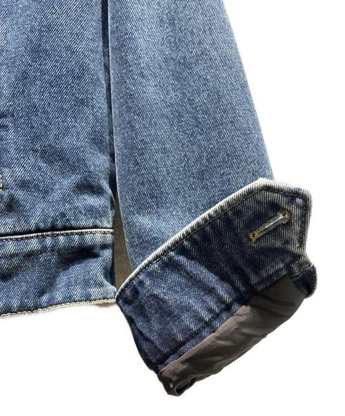 PRADA（プラダ）PRADA (プラダ) ロゴプレートデニムボアジャケット サイズ:Sの古着・服飾アイテム