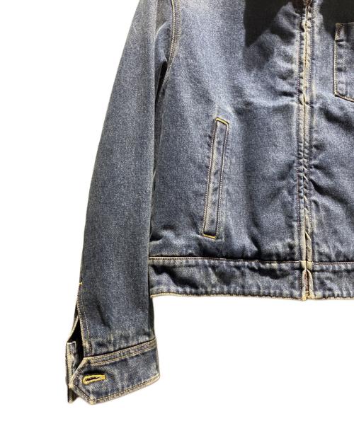 PRADA（プラダ）PRADA (プラダ) ロゴプレートデニムボアジャケット サイズ:Sの古着・服飾アイテム
