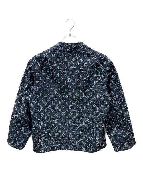 LOUIS VUITTON（ルイ ヴィトン）LOUIS VUITTON (ルイ ヴィトン) モノグラムデニムワークウエアジャケット ネイビー サイズ:50の古着・服飾アイテム