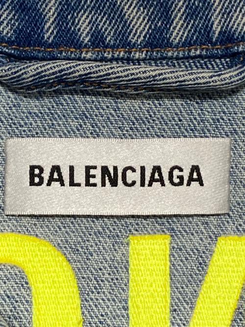 BALENCIAGA（バレンシアガ）BALENCIAGA (バレンシアガ) バックロゴデニムジャケット サイズ:34の古着・服飾アイテム