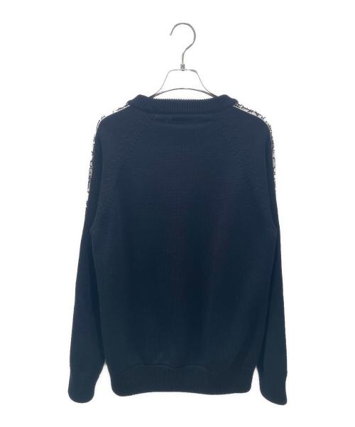 Dior（ディオール）Dior (ディオール) オブリークラインニット ネイビー サイズ:Sの古着・服飾アイテム