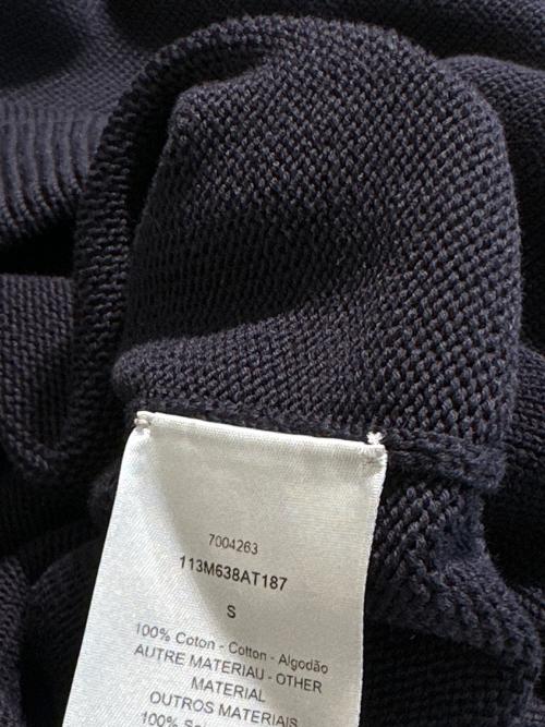 Dior（ディオール）Dior (ディオール) オブリークラインニット ネイビー サイズ:Sの古着・服飾アイテム