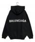BALENCIAGA (バレンシアガ) バックロゴパーカー ブラック サイズ:M：62000円