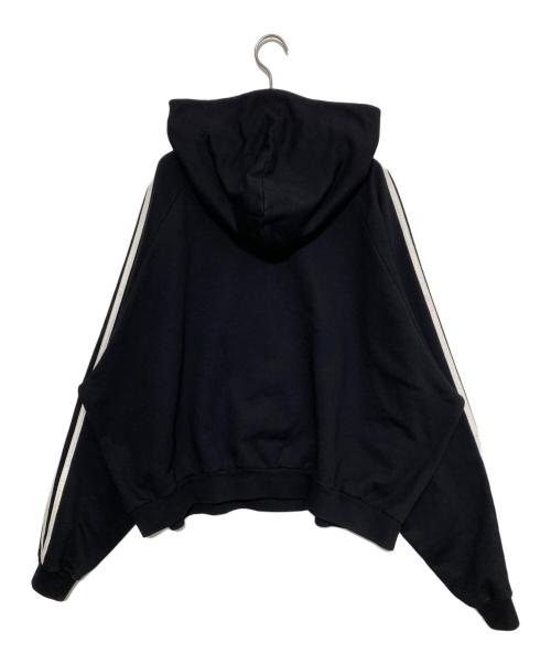 BALENCIAGA（バレンシアガ）BALENCIAGA (バレンシアガ) adidas (アディダス) Hoodie Large Fit ブラック サイズ:Lの古着・服飾アイテム