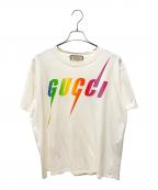 GUCCIグッチ）の古着「Blade Print Tee」｜アイボリー