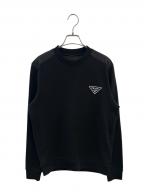PRADAプラダ）の古着「ロゴスウェット」｜ブラック