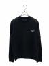 PRADA（プラダ）の古着「ロゴスウェット」｜ブラック