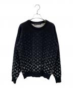 LOUIS VUITTONルイ ヴィトン）の古着「モノグラムグラディエントニット」｜ブラック