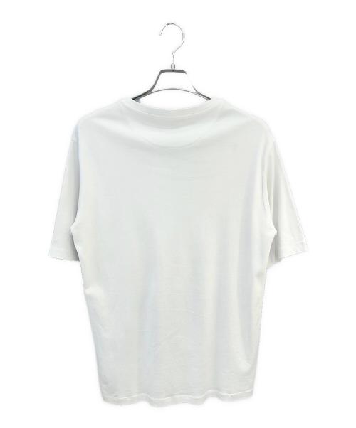 PRADA（プラダ）PRADA (プラダ) トライアングルロゴプレートTシャツ ホワイト サイズ:Sの古着・服飾アイテム