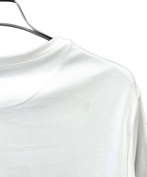 PRADA（プラダ）PRADA (プラダ) トライアングルプレートコットンTシャツ ホワイト サイズ:Sの古着・服飾アイテム