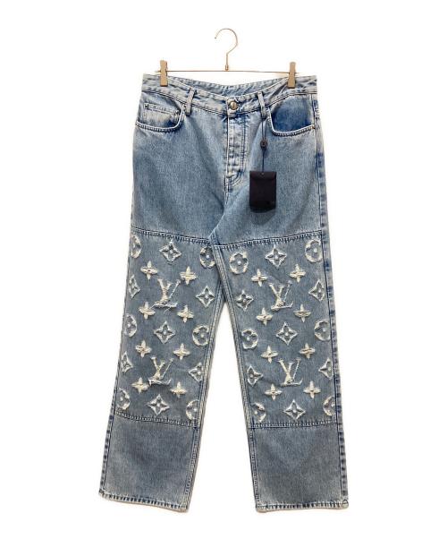 LOUIS VUITTON（ルイ ヴィトン）LOUIS VUITTON (ルイ ヴィトン) 25SS/モノグラムデニムスケートジーンズ スカイブルー サイズ:30の古着・服飾アイテム