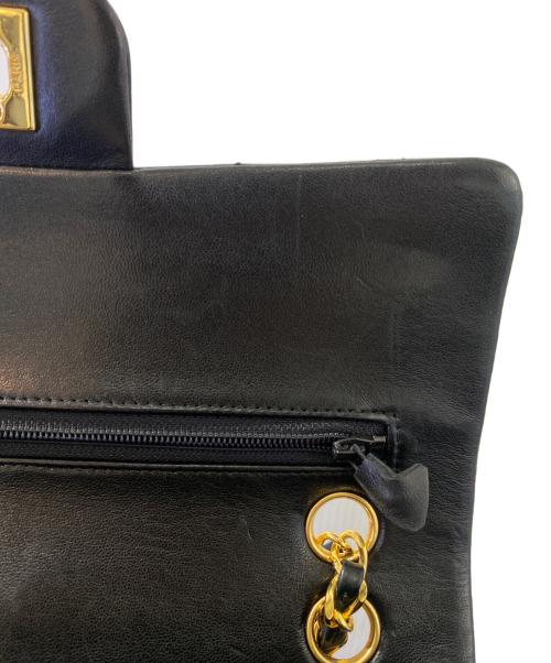 CHANEL（シャネル）CHANEL (シャネル) マトラッセ 23 Wフラップチェーンショルダーバッグ ブラック サイズ:23の古着・服飾アイテム