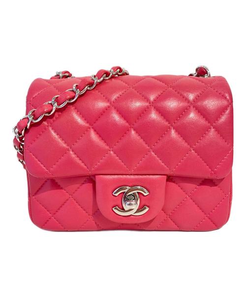 CHANEL（シャネル）CHANEL (シャネル) ミニマトラッセ チェーンショルダーバッグ ピンクの古着・服飾アイテム