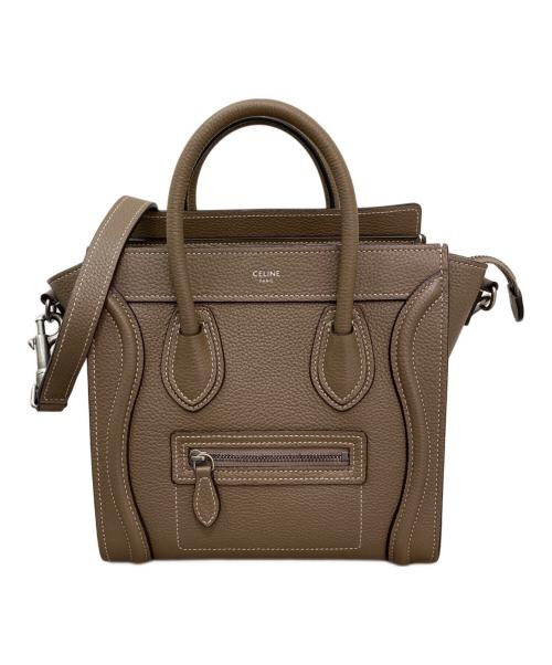 CELINE（セリーヌ）CELINE (セリーヌ) ラゲージ ナノ グレージュ サイズ:ナノの古着・服飾アイテム